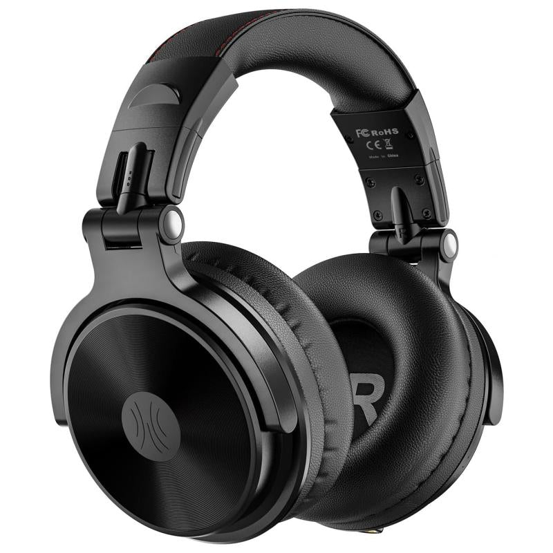 Oneodio Bluetooth Wireless Headphones, 110 Hrs Wireless/Wired Stereo Sound Foldable Headsets with Deep Bass 50Mm Neodymium Drivers for Pc/Phone/Tablet - Studio Wireless Pro C Audio Electronic Black Headphones Bluetooth