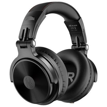 Oneodio Bluetooth Wireless Headphones, 110 Hrs Wireless/Wired Stereo Sound Foldable Headsets with Deep Bass 50Mm Neodymium Drivers for Pc/Phone/Tablet - Studio Wireless Pro C Audio Electronic Black Headphones Bluetooth